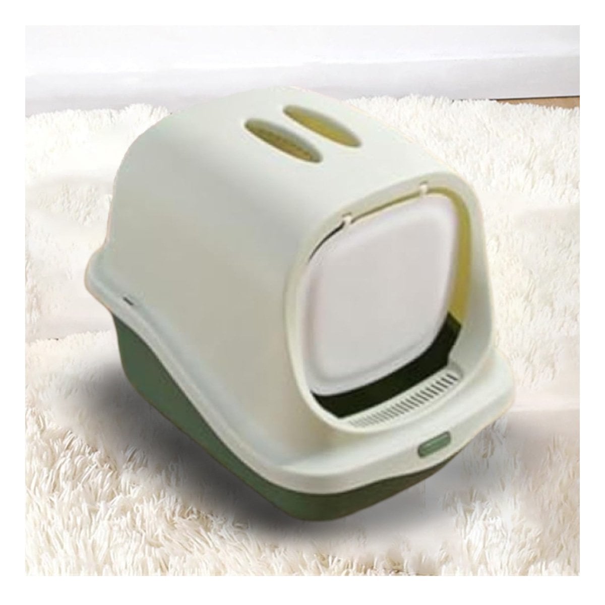 PACK4 MODULO CUBIERTO CON PALA PARA GATO VERDE PARA INTERIOR - 5
