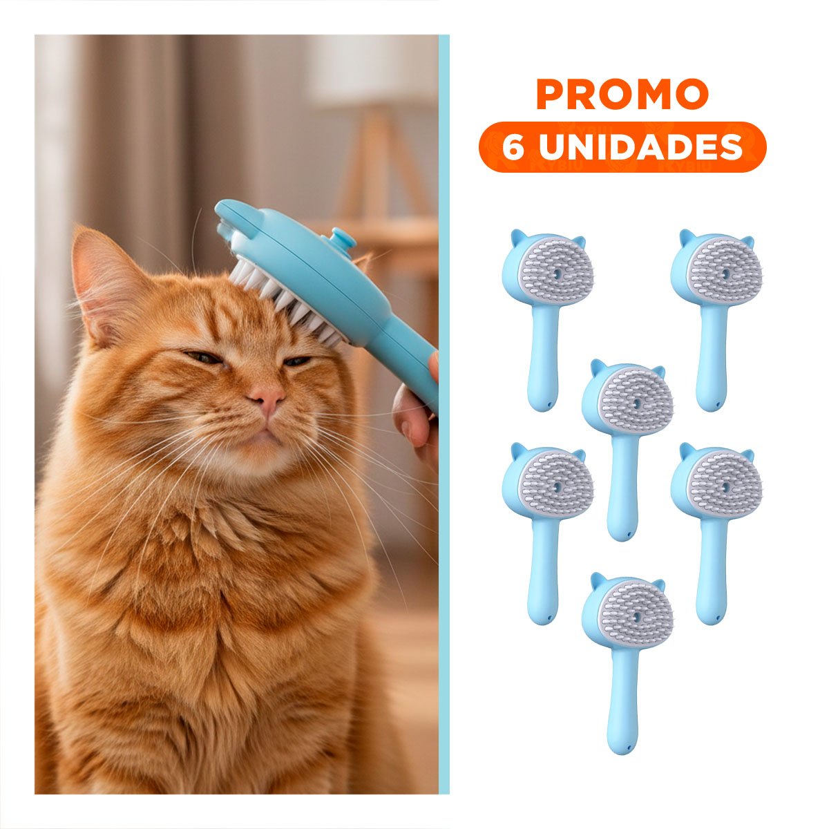 PACK6 PRODUCTO CELESTE DE HIGIENE PARA MASCOTAS CON VAPOR SUAVE - 1