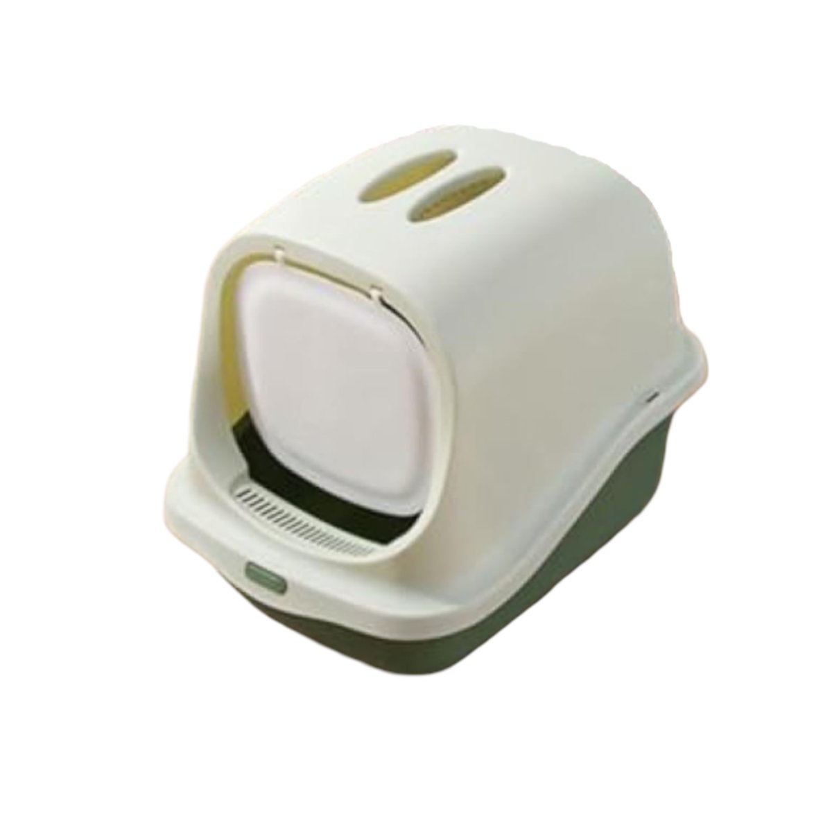 SISTEMA HIGIENICO CERRADO CON PALA PARA GATO VERDE USO DIARIO EN INTERIOR Y+LIGAS REGALO - 3