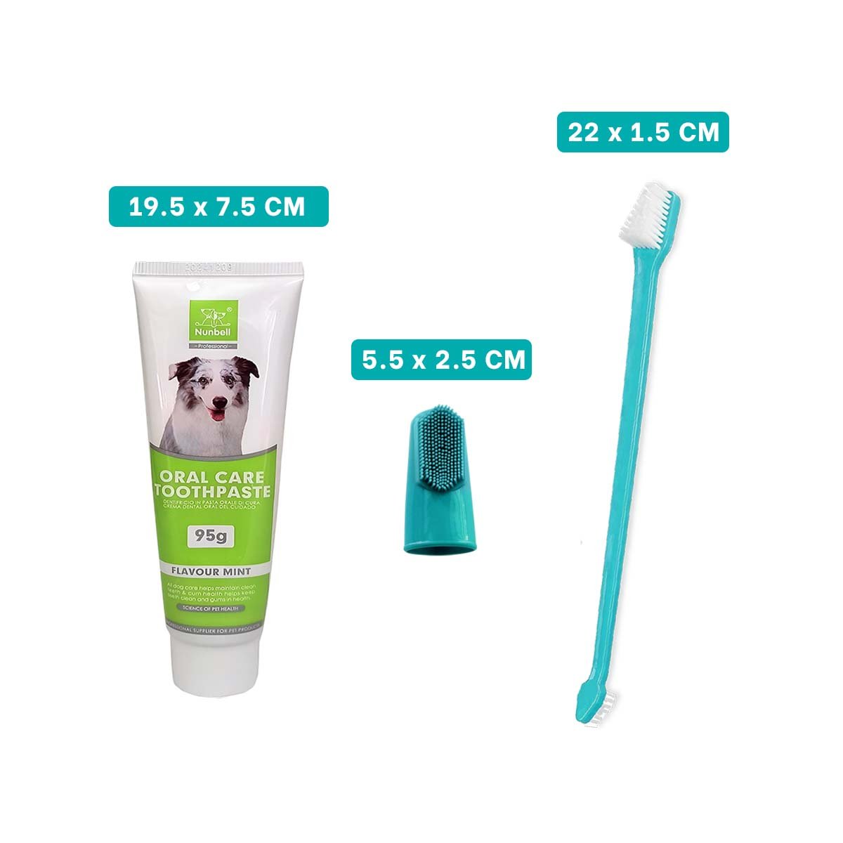 CONJUNTO HIGIENE ORAL VERDE AGUA MODERNO CON ACCESORIOS PARA RUTINA DIARIA Y+LIGAS REGALO - 4