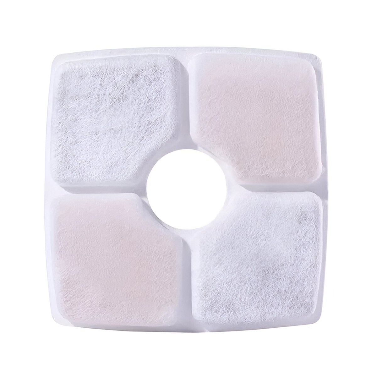 PACK12 ACCESORIO DE REEMPLAZO PARA FUENTE BLANCO CUADRADO BORDES CURVOS Y+REGALO STICKER - 2