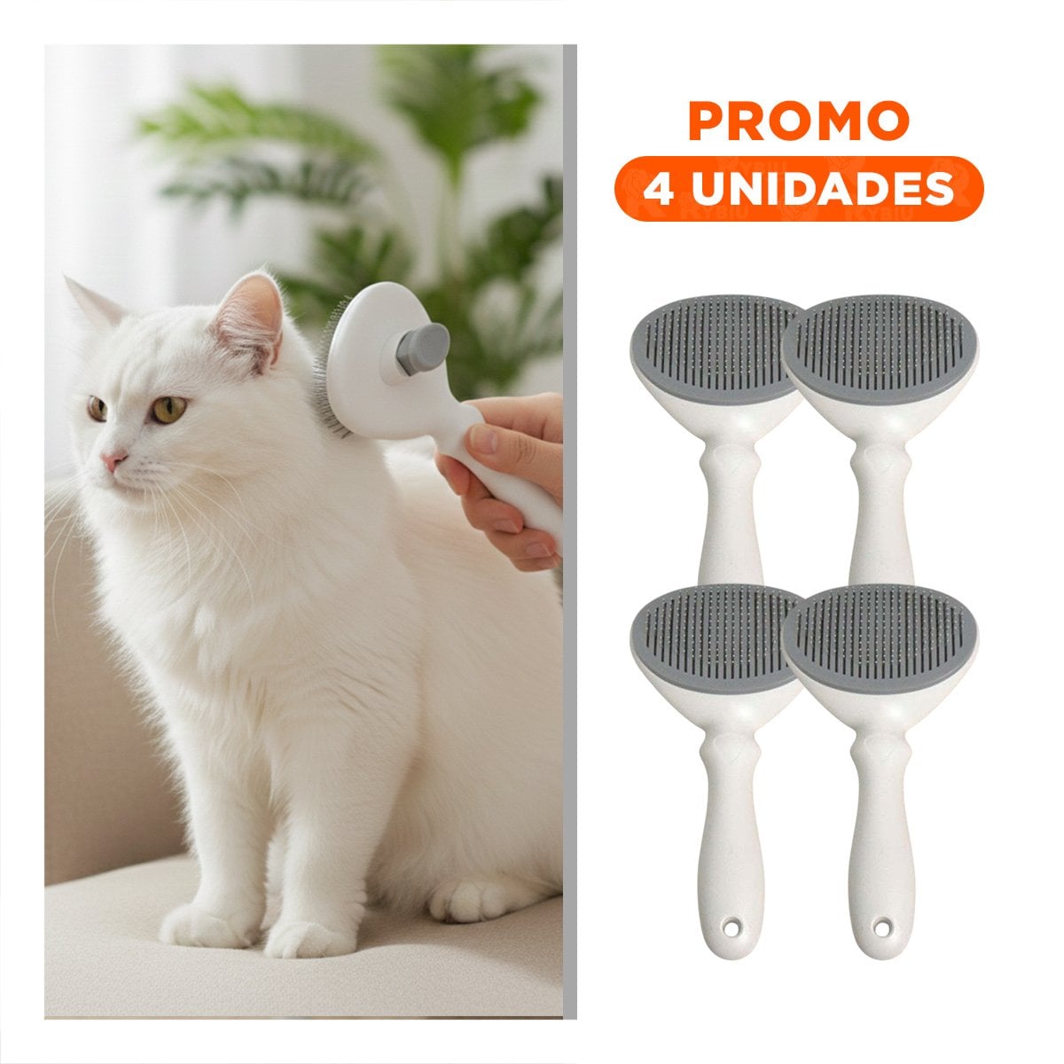PACK4 ARTICULO DOMESTICO PLOMO Y BLANCO QUITAPELUSA PARA USO DIARIO Y+REGALO STICKER - 1