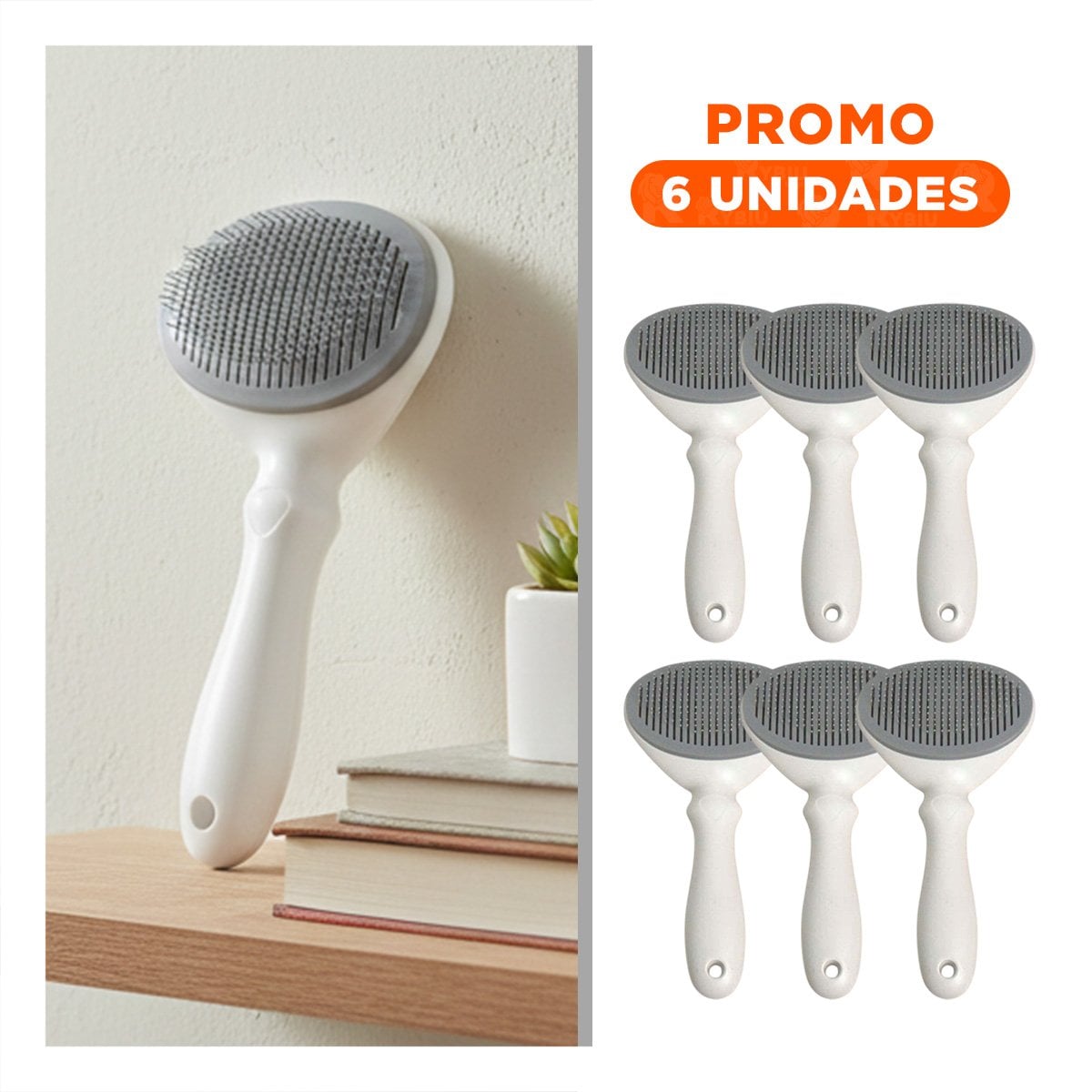 PACK6 UTENSILIO REUTILIZABLE PLOMO Y BLANCO PARA LIMPIEZA DIARIA EN HOGAR - 1
