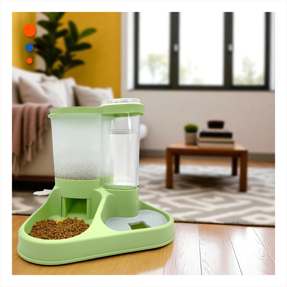 PACK6 FUENTE INTEGRADA CON PLATO PARA MASCOTA CON LLAVE - 2