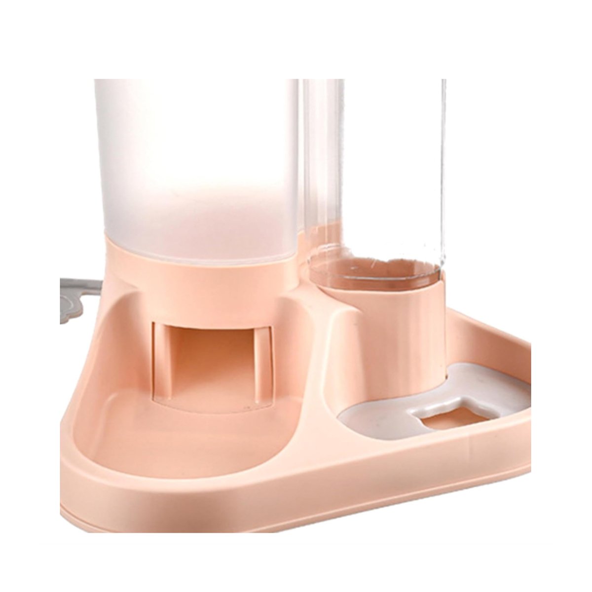 BASE DE ALIMENTACION Y BEBIDA PARA MASCOTA CON LLAVE ROSADO CLARO DURABLE Y+REGALO STICKER - 3