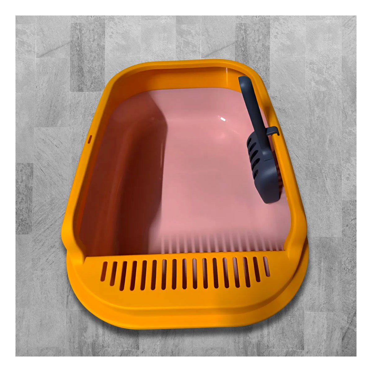 PACK4 CONTENEDOR FUNCIONAL PARA HOGARES CON GATO 51X36,5CM ROSADO Y NARANJA - 3