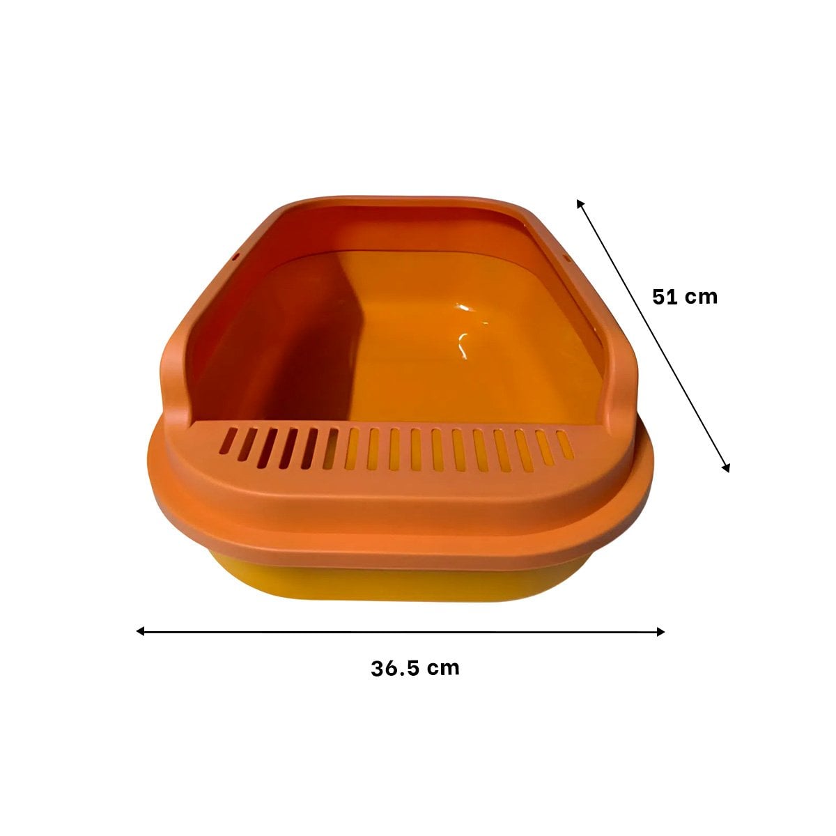 PACK2 ESPACIO PLASTICO AMPLIO Y SEGURO 51X36,5CM NARANJA Y+REGALO STICKER - 4