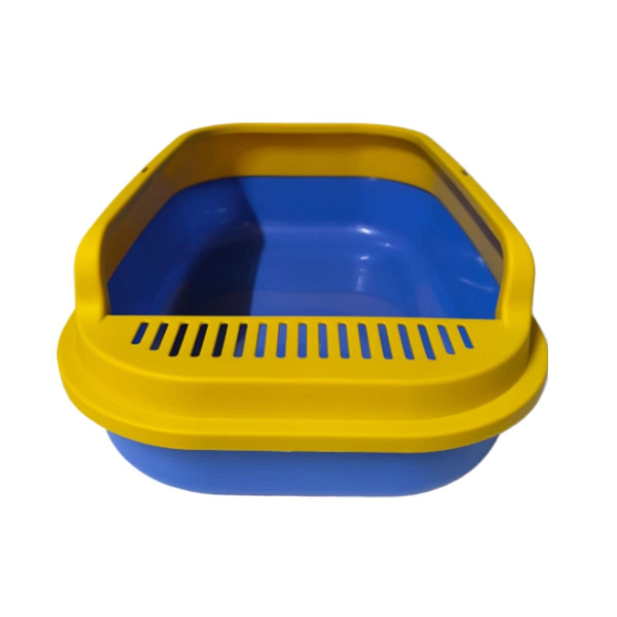 PACK2 BATEA SANITARIA CON ESTRUCTURA FIRME 51X36,5CM AZUL Y AMARILLO Y+REGALO STICKER - 2