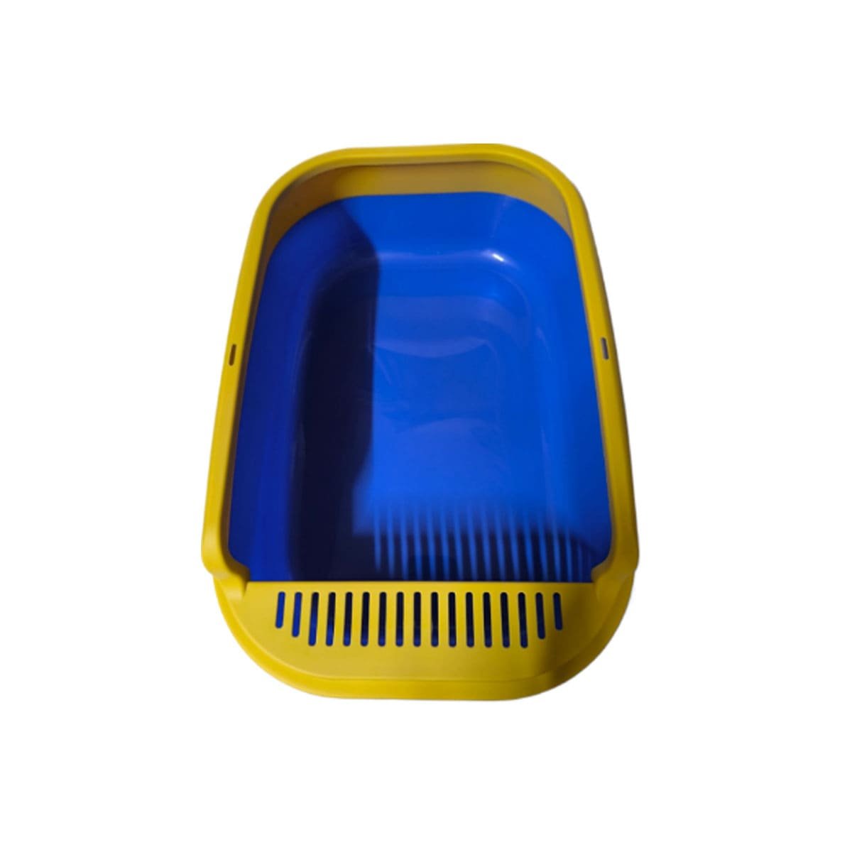 DEPOSITO PRACTICO PARA ARENA DOMESTICA 51X36,5CM AZUL Y AMARILLO Y+LIGAS REGALO - 3