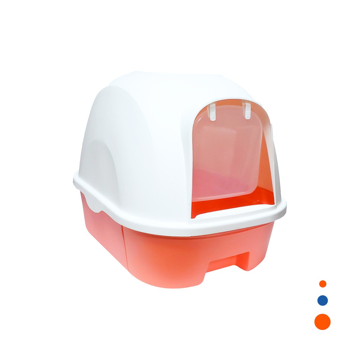 PACK4 CONTENEDOR DE ARENA FUNCIONAL PARA GATO EN INTERIOR CORAL Y+PAPEL REGALO - 3