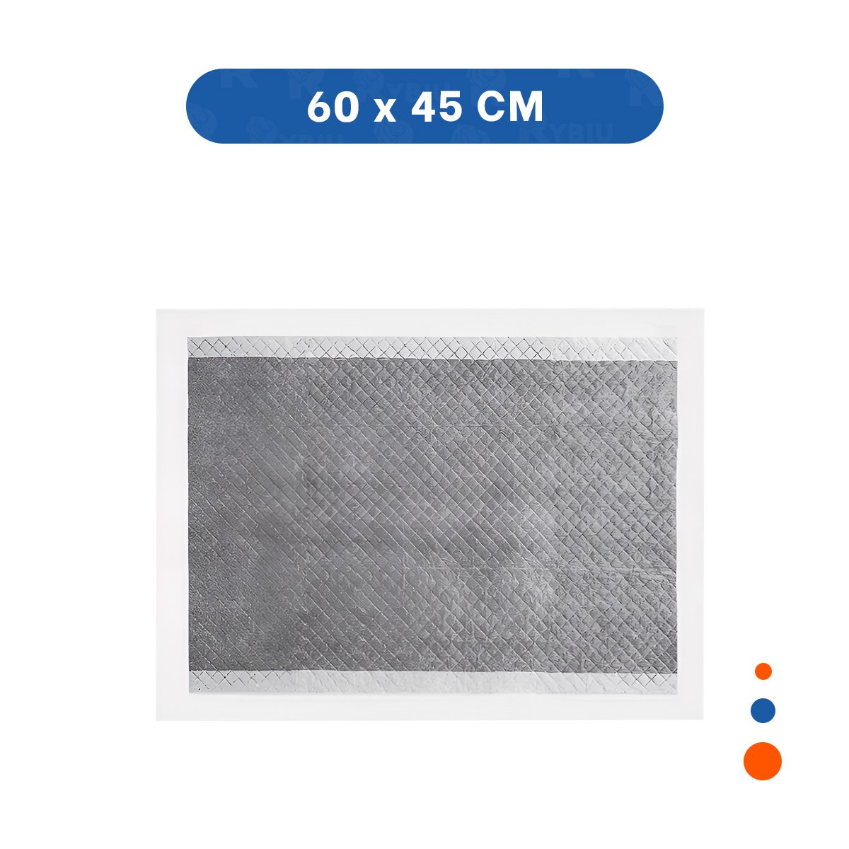 PACK4 PROTECTOR SANITARIO DE USO INTERIOR 60X45 CM TALLA M 50 NEGRO Y+PAPEL REGALO - 4
