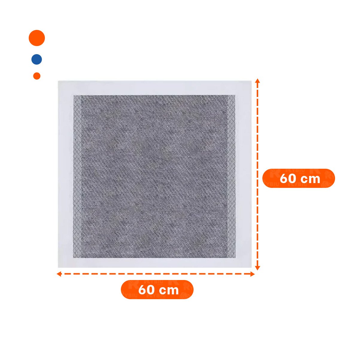 PACK2 BASE ABSORBENTE PARA MASCOTA 60X60 CM TALLA L 40 UNIDADES NEGRO - 4