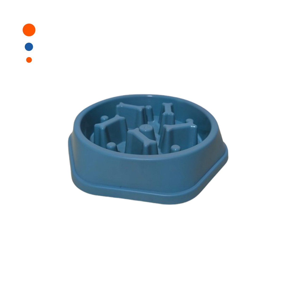 BANDEJA PARA JUGAR MIENTRAS SE ALIMENTA PET TIPO HUESITOS EXAGONAL AZUL Y+REGALO STICKER - 3