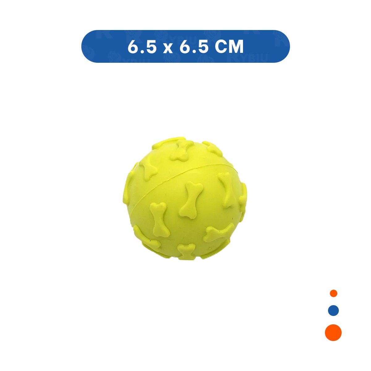 BOLA DE LANZAMIENTO PARA PERRO CON GRABADOS DE HUESO VERDE LIMON Y+LIGAS REGALO - 4