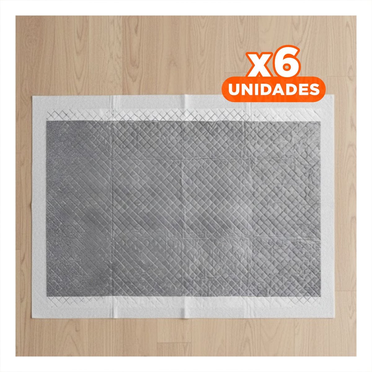 PACK6 EMPAPADOR HIGIENICO DESECHABLE 60X45 CM TALLA M PACK 50 NEGRO Y+REGALO STICKER - 1