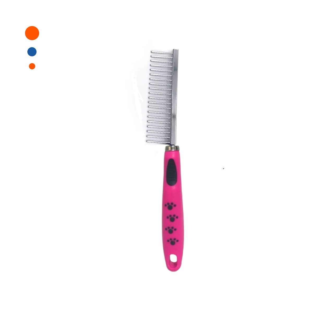 PACK12 REMOVEDOR DE NUDOS METAL DOBLE DIENTE PRACTICO 37,7X50X21CM ROSADO Y+REGALO STICKER - 2