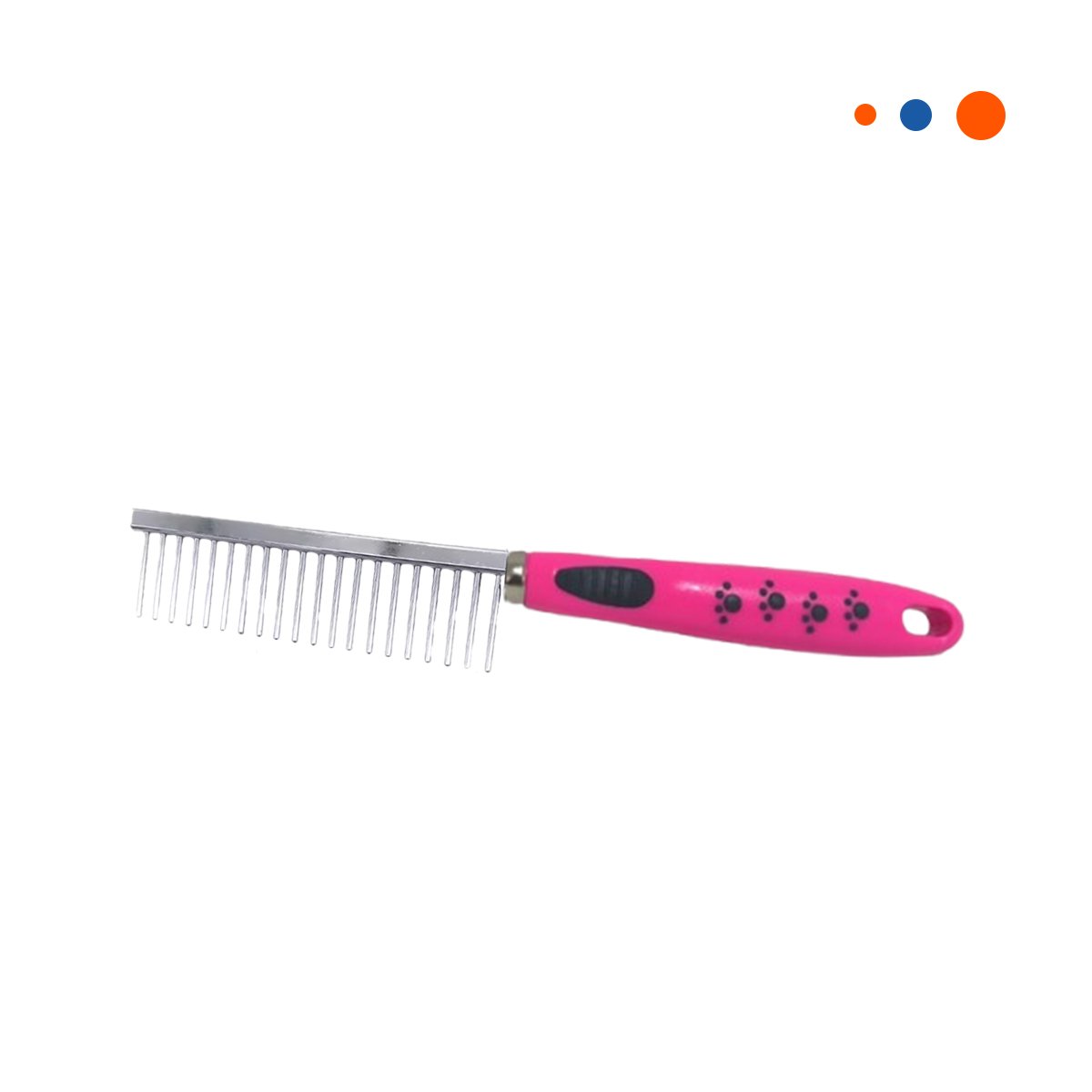 CEPILLO DE METAL DOBLE DIENTE QUE ALISA PELO SUAVE 37,7X50X21CM ROSADO Y+REGALO STICKER - 3