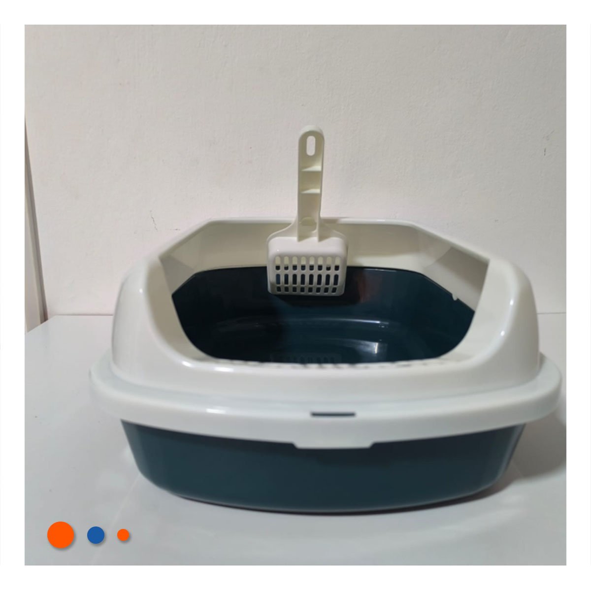 PACK6 ARCA DE ARENA RESISTENTE Y COMODA 37,7X50X21CM CELESTE - 3