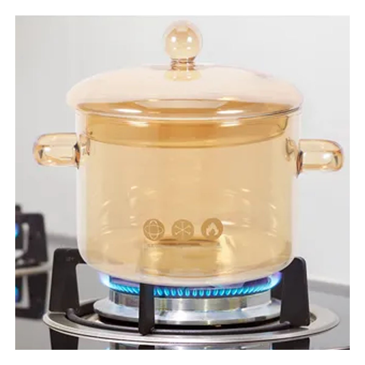 PACK4 RECIPIENTE DE COCINA EN MARRON TRANSPARENTE 1,5L CON TAPA FIRME - 2