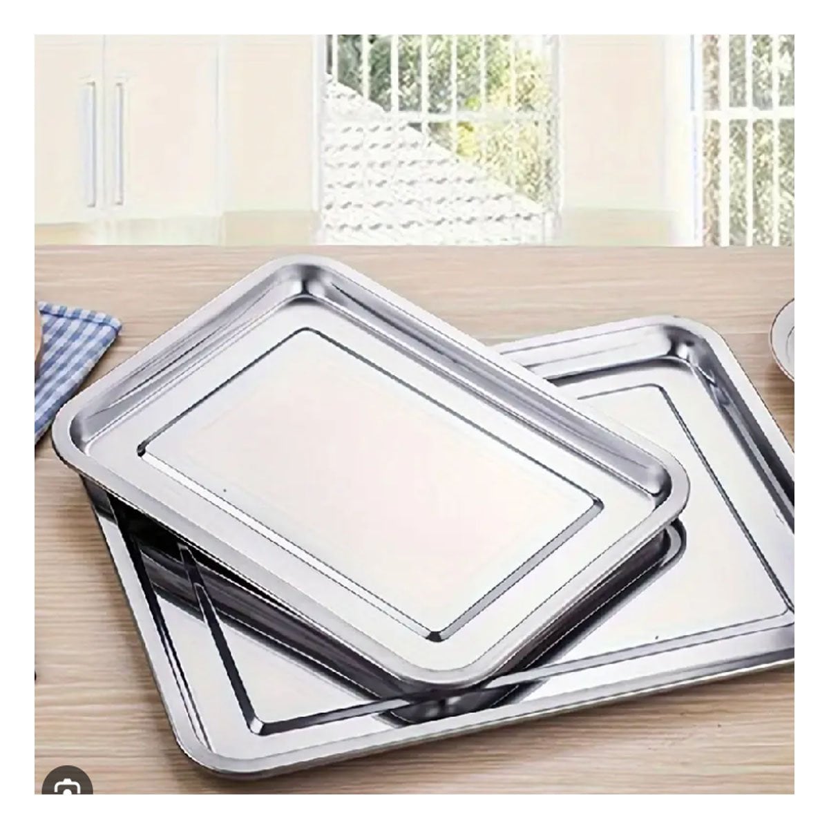 REJILLA DE ACERO RESISTENTE RECTANGULAR PARA USO EN COCINA Y COMEDOR FAMILIAR Y+POST IT - 2