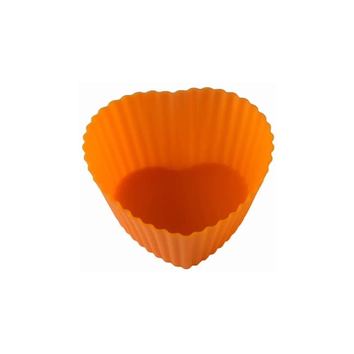 PACK4 SOPORTE DE COCINA CORAZON NARANJA 7X3,2CM PARA GELATINAS Y BOMBONES Y+PAPEL REGALO - 3