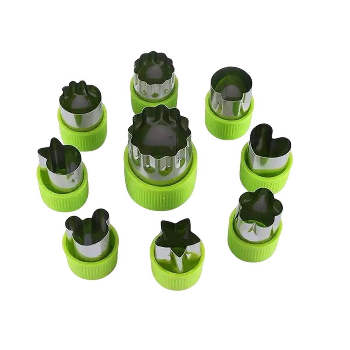 LAMINADORES MULTIFUNCION 9PZS VERDE FACIL CORTAR FRUTAS Y VERDURAS CASA Y+REGALO STICKER - 3