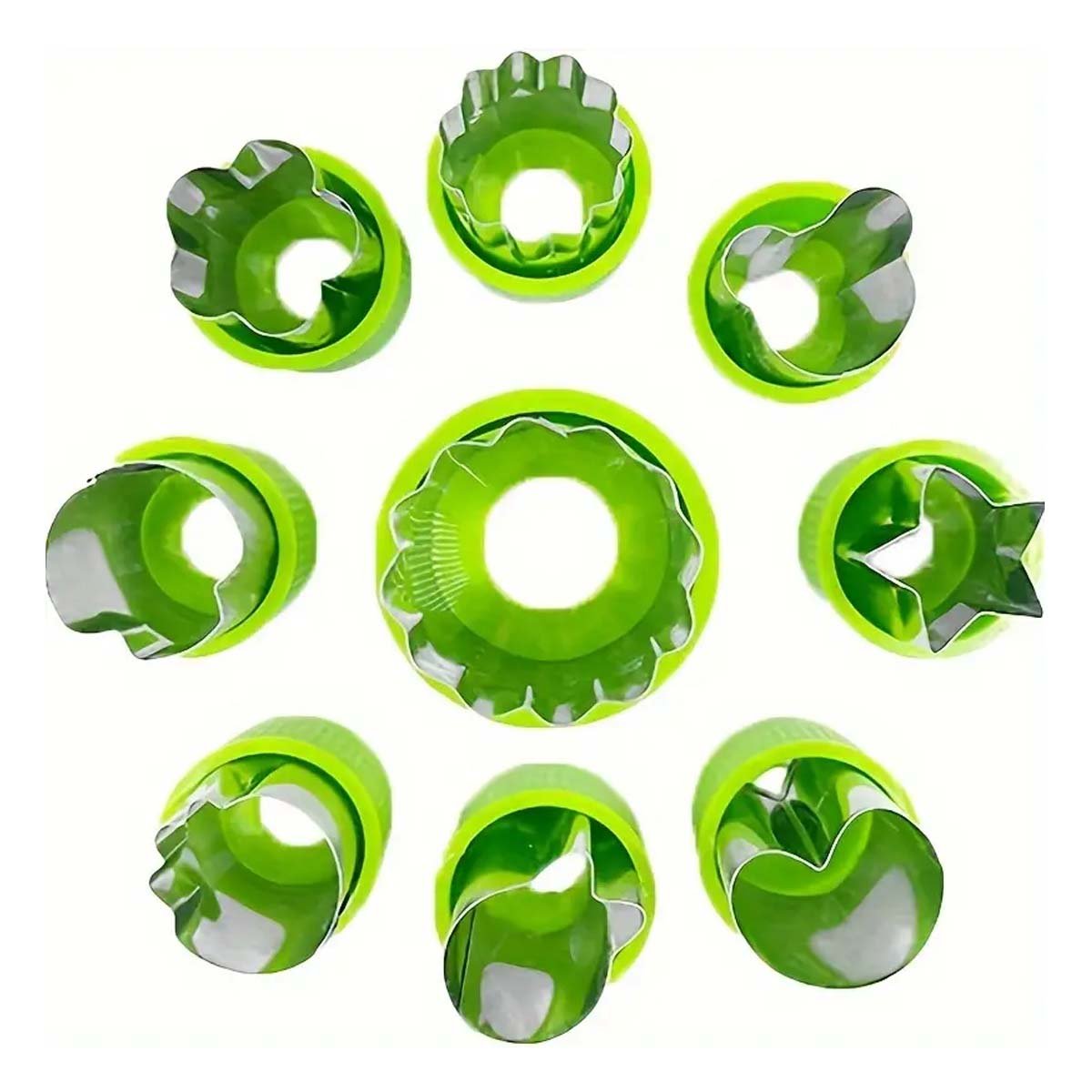 PACK6 PICADORES DE COCINA HOGAR 9PZS VERDE PARA FRUTAS Y VERDURAS RAPIDO Y+REGALO STICKER - 2