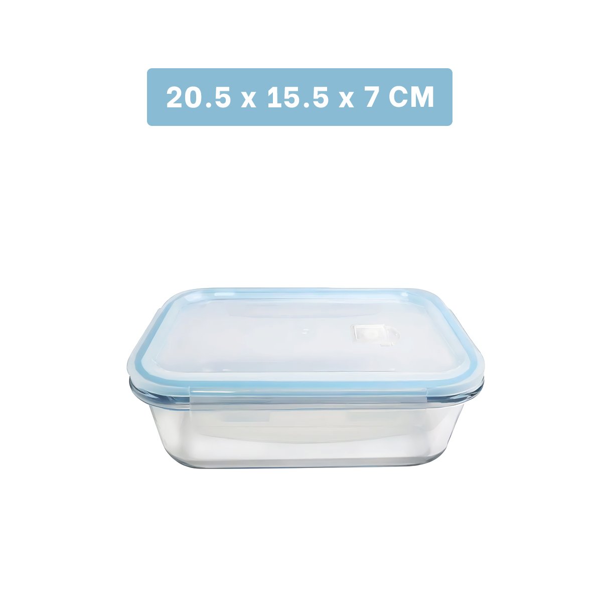 PACK12 ENVASE LINEA CELESTE VIDRIO 1040ML CON TAPA TRANSPARENTE Y+PAPEL REGALO - 4