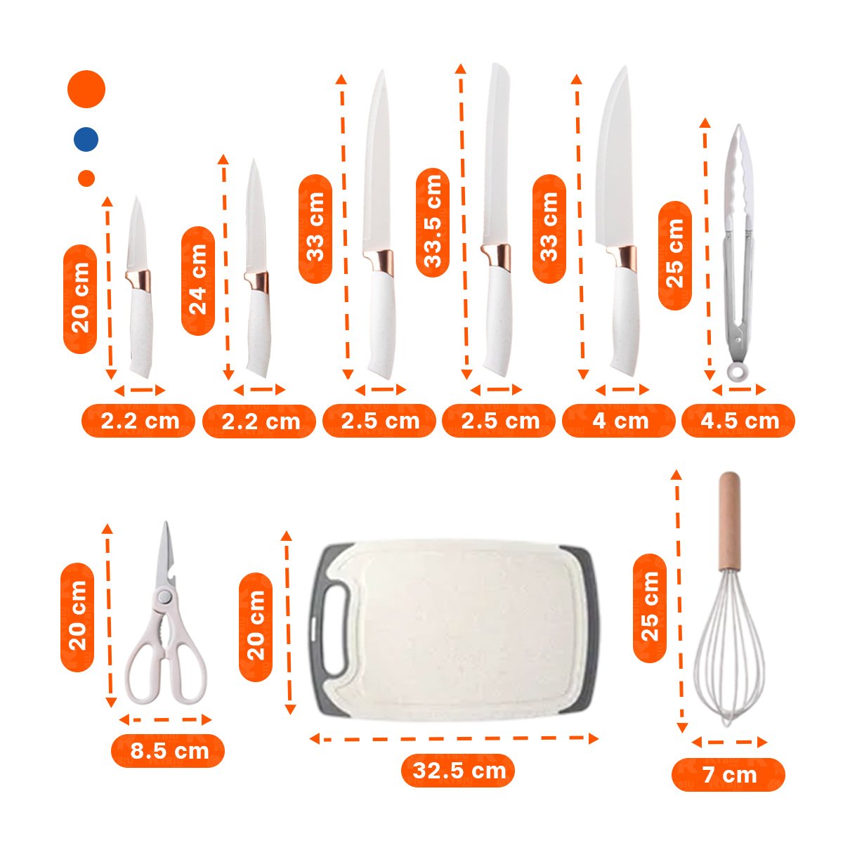 PACK4 EQUIPO MODERNO CON 18 PIEZAS EN COLOR BLANCO DE SILICONA Y MADERA Y+REGALO STICKER - 4