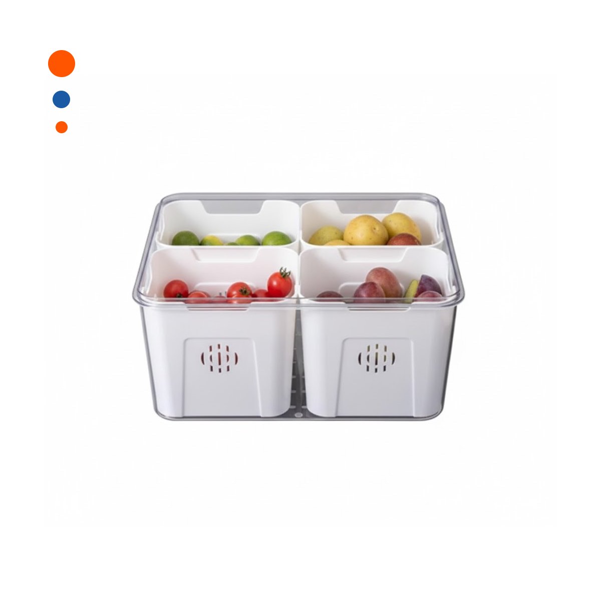 PACK2 CONTENEDOR CON 4 BANDEJAS ESCURRIDORAS Y ESPACIO PARA VASOS Y COPAS Y+REGALO STICKER - 2