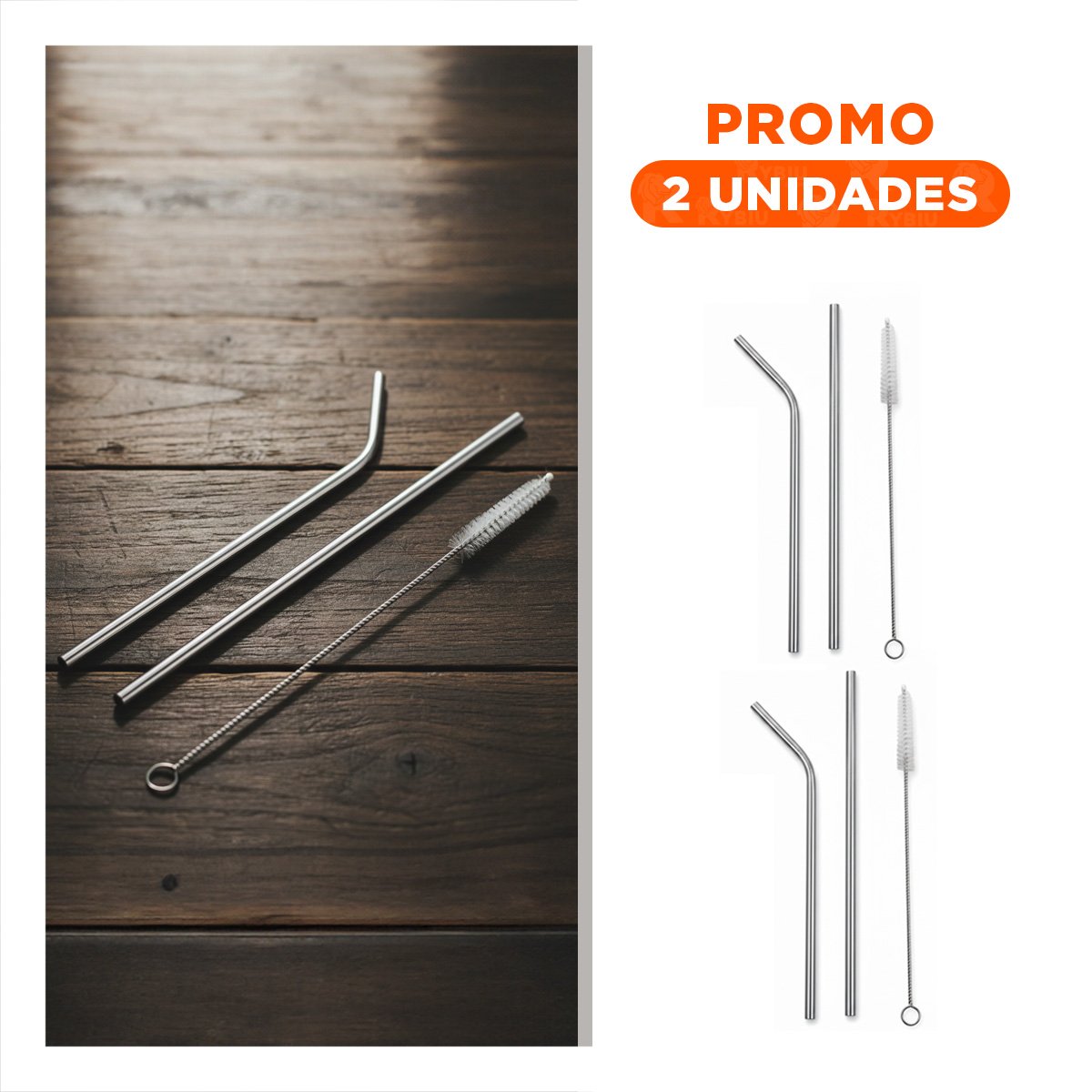 PACK2 PINCEL QUE FACILITA LIMPIEZA COMPLETA DE CAÑITAS 2PZS 1 CEPILLO PLATEADO - 1
