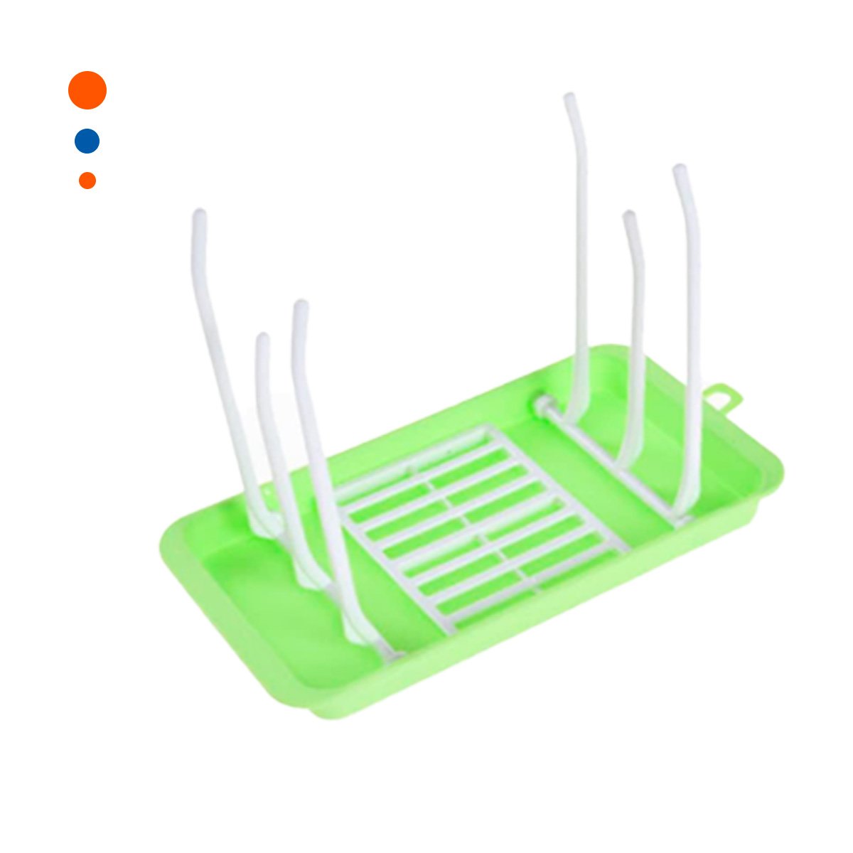ESCURRIDOR PARA EVITAR DERRAMES Y ORGANIZAR VASOS VERDE Y+PAPEL REGALO - 1