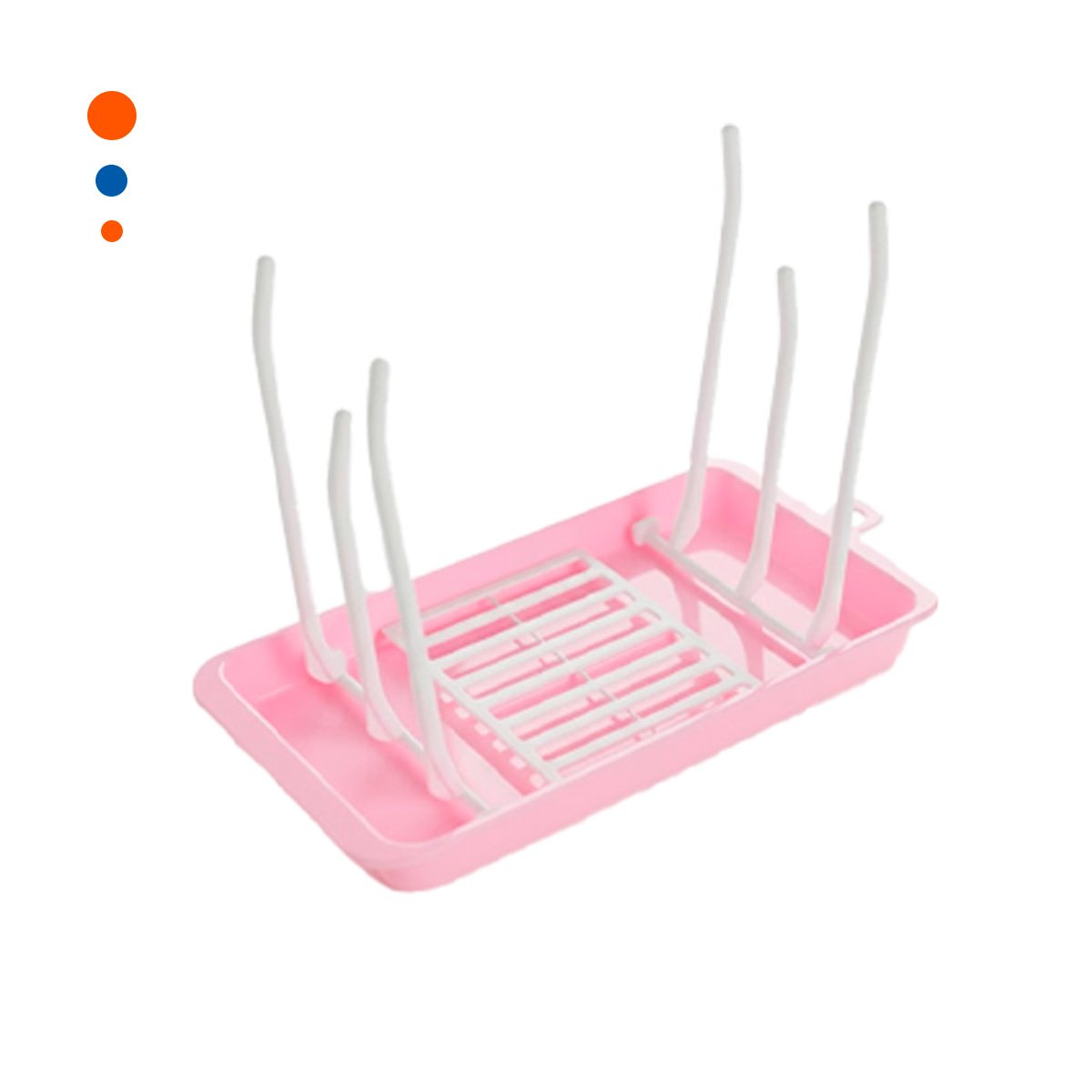 PACK12 CONTENEDOR PARA MANTENER ORDEN Y EVITAR DERRAMES ROSADO Y+REGALO STICKER - 2