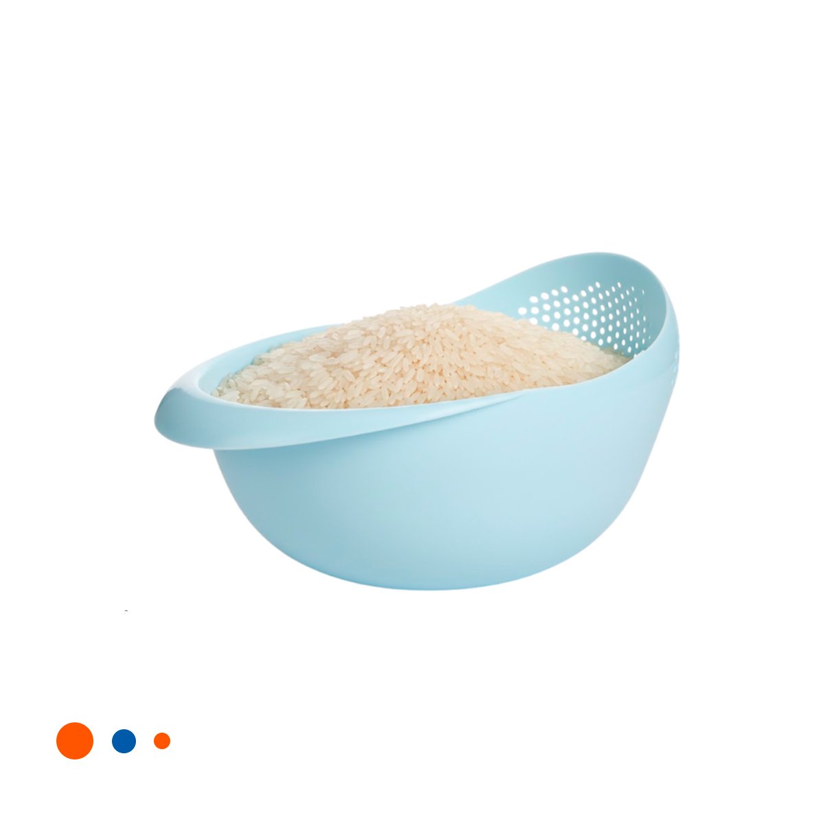 PACK2 TABLA ESCURRIDORA DE ARROZ CELESTE 22,5X11CM PARA COCINA HOGAR LED Y+REGALO STICKER - 2