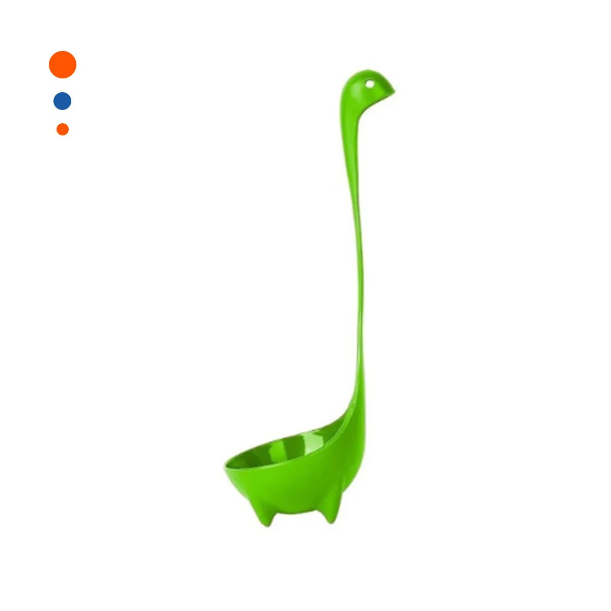 PACK12 CUCHARON COCINA LIGERO DINO VERDE CLARO 9X25CM UTENSILIO FACIL Y+REGALO STICKER - 2