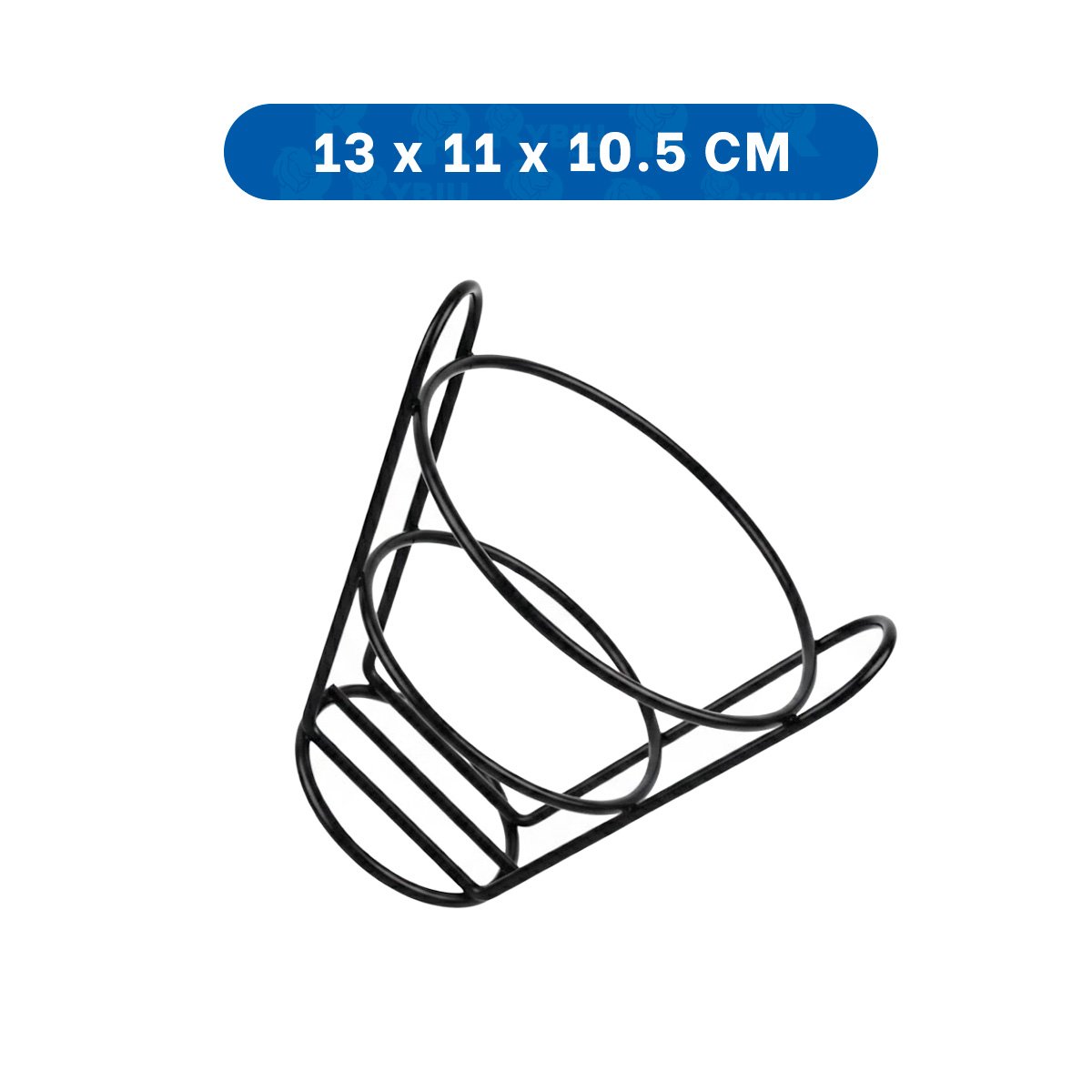 PACK12 REJILLA PARA FREIR EN COLOR NEGRO EN FORMA DE CONO PARA COCINA MODERNA Y+PAPEL REGALO - 4