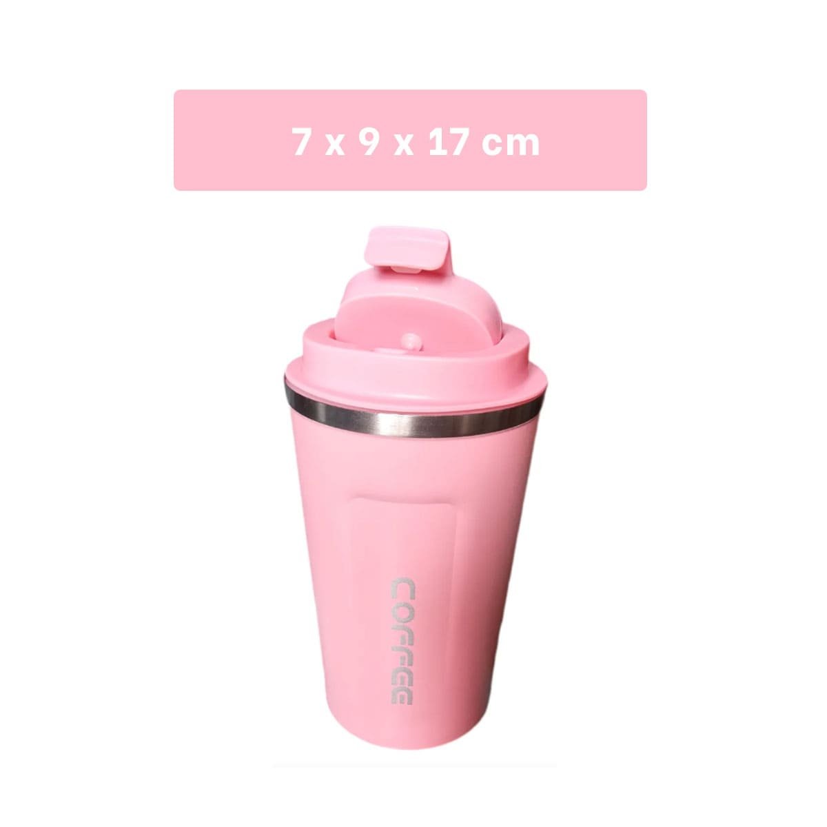 CONTENEDOR DIGITAL 510ML ROSADO CON APARIENCIA MINIMALISTA FUNCIONAL Y+POST IT - 4