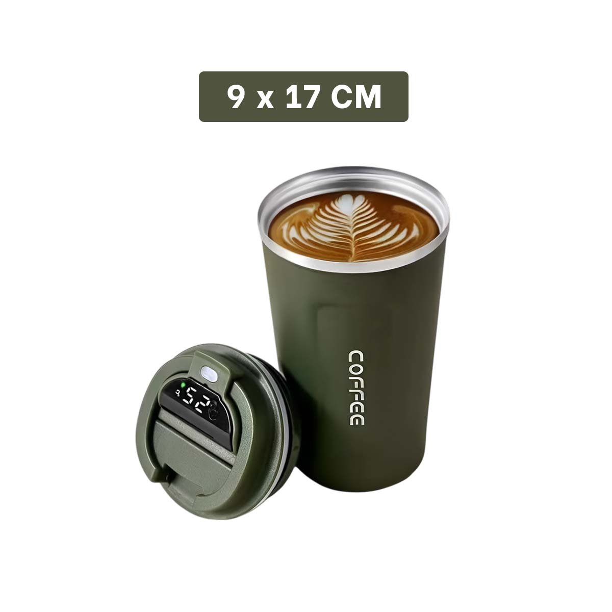 CONTENEDOR DIGITAL 510ML VERDE PETROLEO PARA RUTINAS DIARIAS Y+POST IT - 4