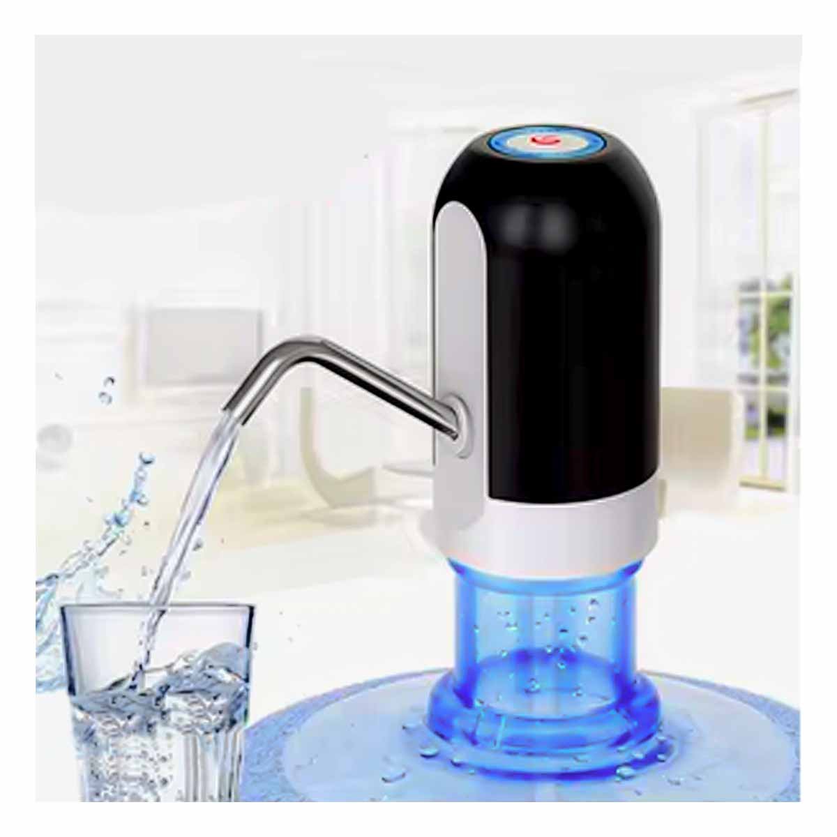 BOMBA DE COLOR NEGRO DE AGUA CON SISTEMA ELECTRICO RECARGABLE Y+REGALO STICKER - 5