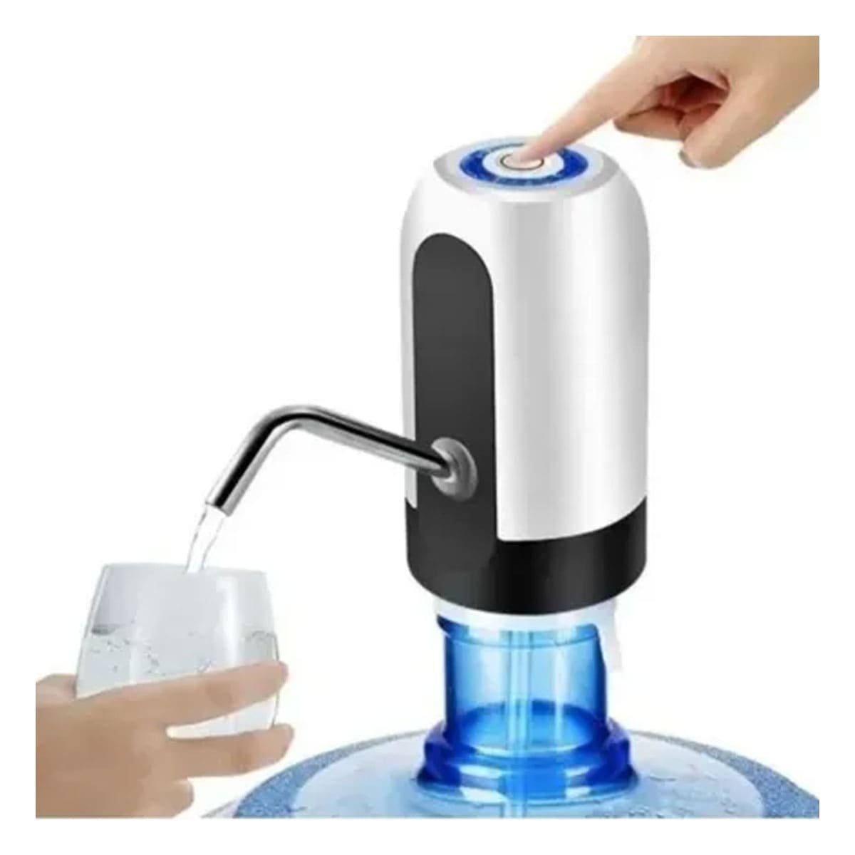 PACK6 SISTEMA RECARGABLE DE AGUA DE COLOR BLANCO CON MECANISMO ELECTRICO Y+REGALO STICKER - 2