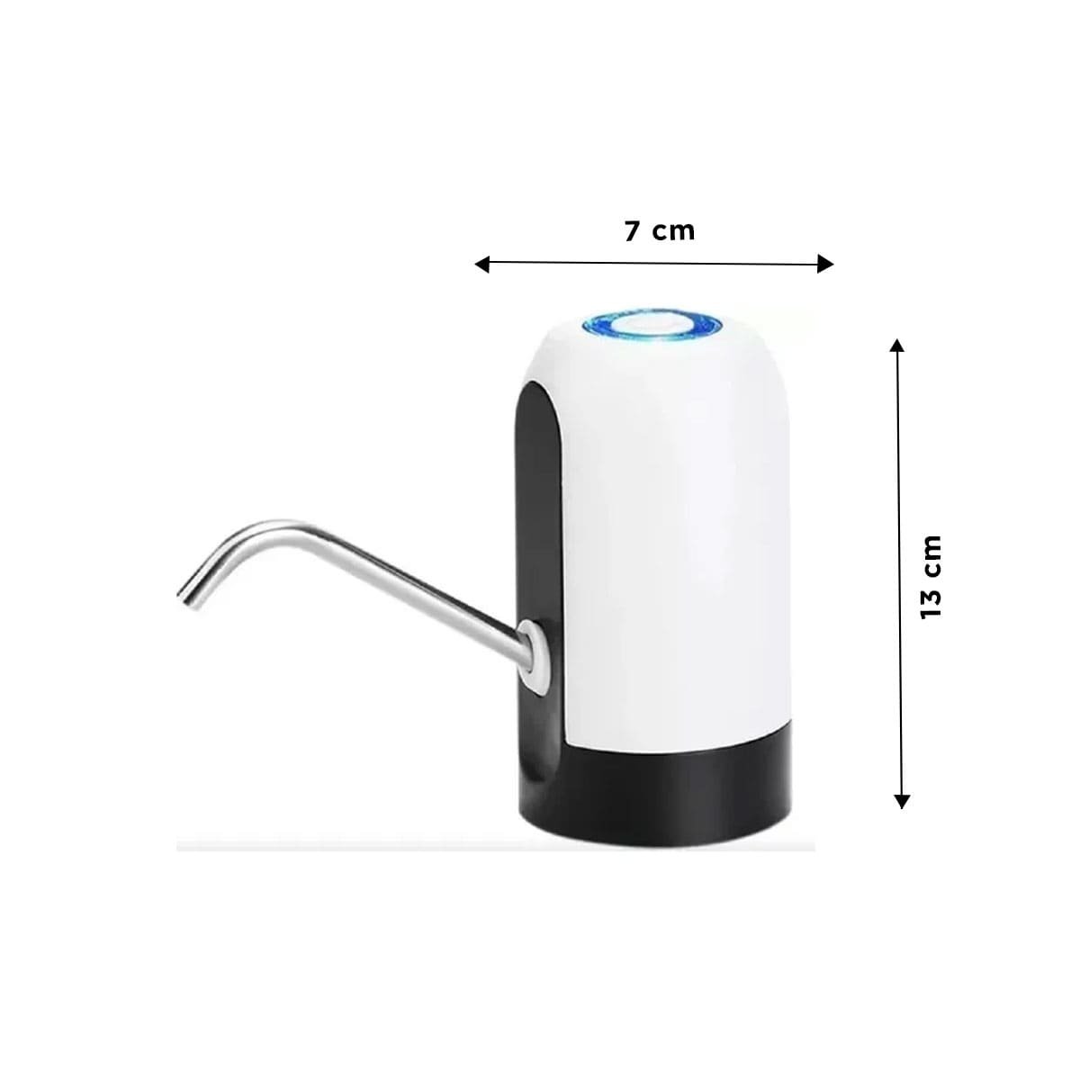 PACK6 SISTEMA RECARGABLE DE AGUA DE COLOR BLANCO CON MECANISMO ELECTRICO Y+REGALO STICKER - 4