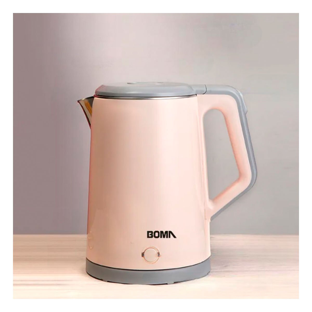 KETTLE MODERNO CON BASE ANTIDESLIZANTE Y VERTIDO FACIL 2,3L MELON Y+PAPEL REGALO - 5