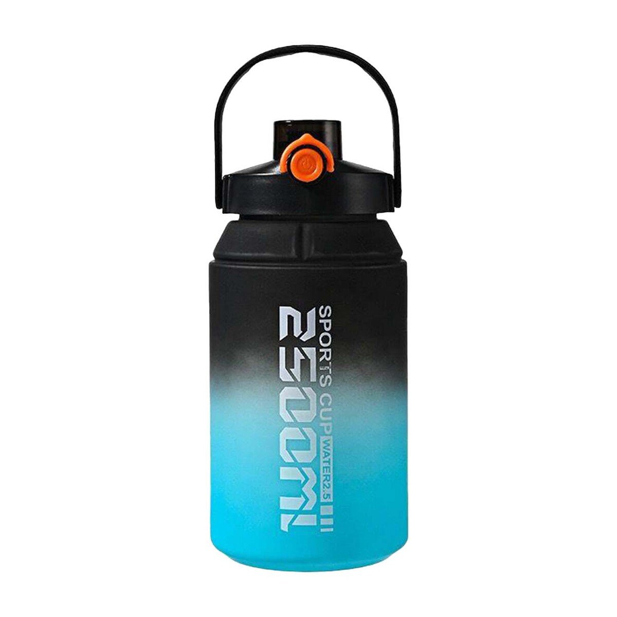 BIDON RESISTENTE PARA AVENTURA 2500ML EN NEGRO Y CELESTE Y+REGALO STICKER - 3