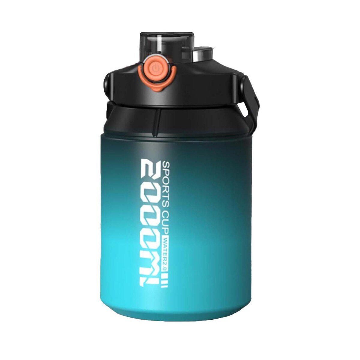 PACK2 CANTIMPLORA RESISTENTE PARA EXTERIOR 2500ML EN NEGRO Y CELESTE Y+REGALO STICKER - 2