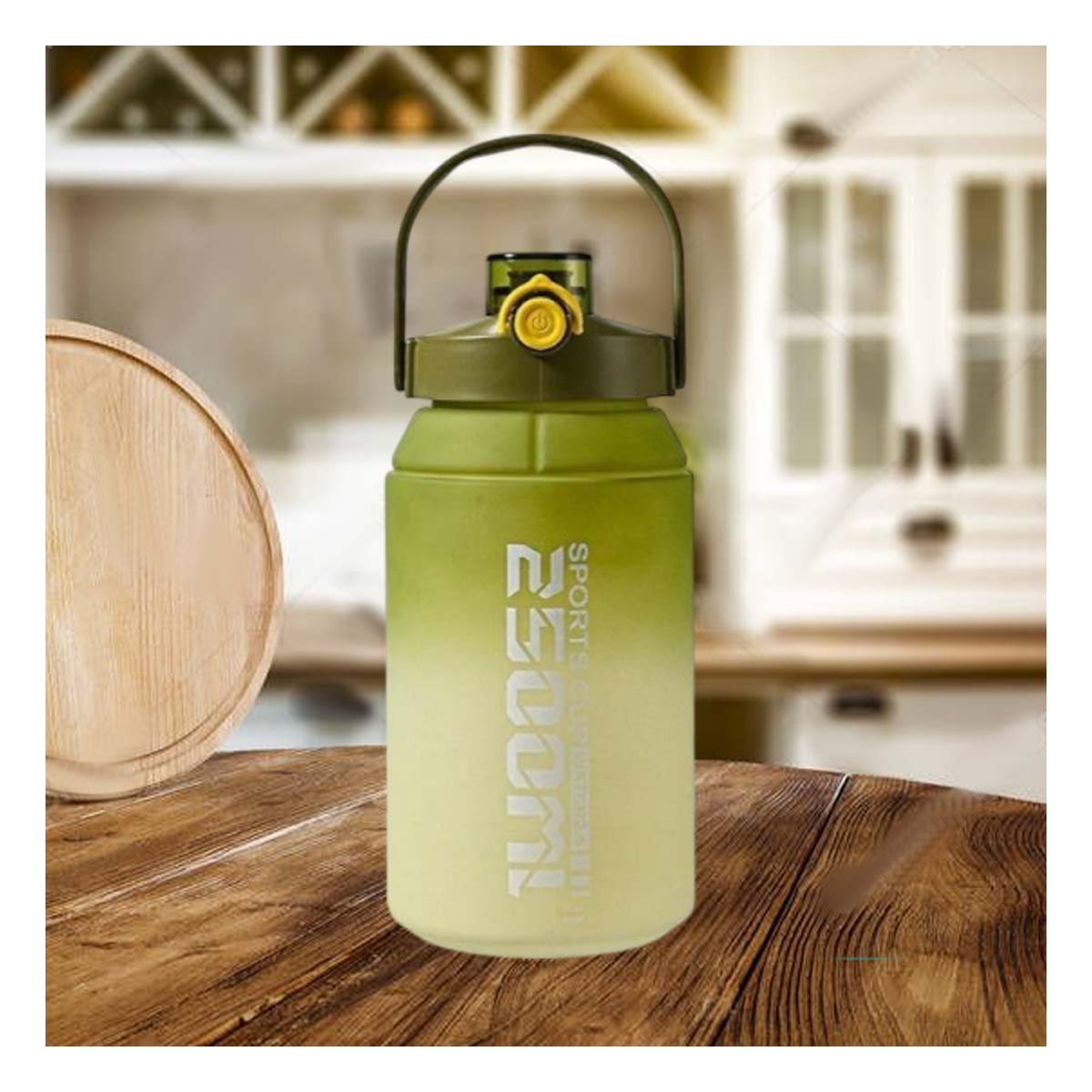 PACK4 CONTENEDOR REUTILIZABLE PARA HIDRATACION 2500ML EN VERDE Y BLANCO Y+PAPEL REGALO - 5
