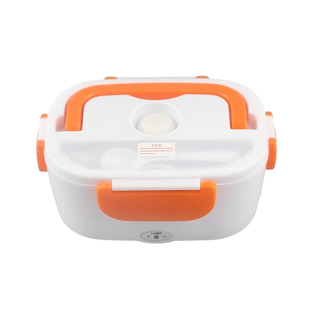 PACK12 CUBETA PARA DISFRUTAR COMIDAS CALIENTES EN CASA O UNIVERSIDAD NARANJA Y+REGALO STICKER - 2