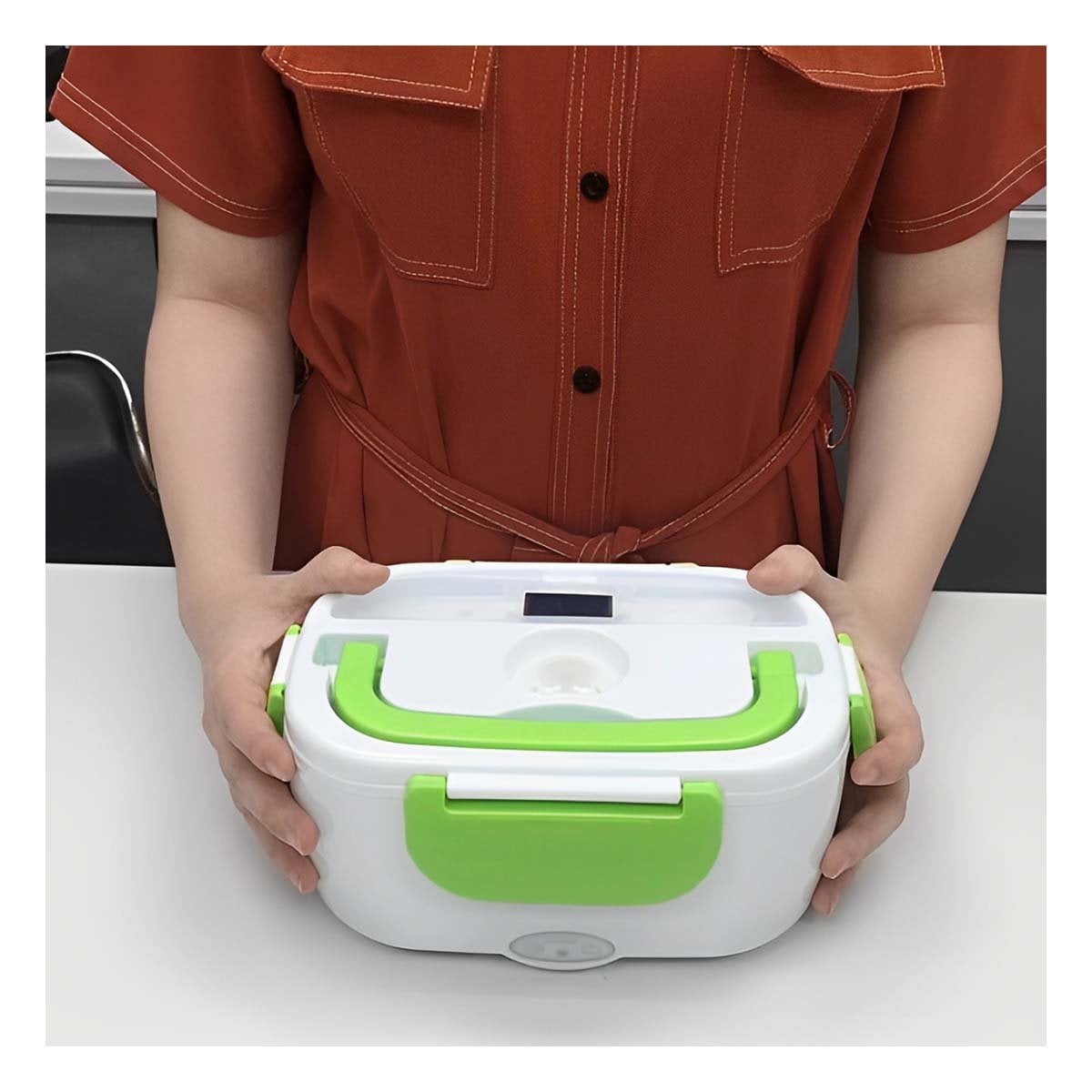 PACK4 ENVASE COMPACTO Y RESISTENTE PARA COCINA Y OFICINA VERDE - 1