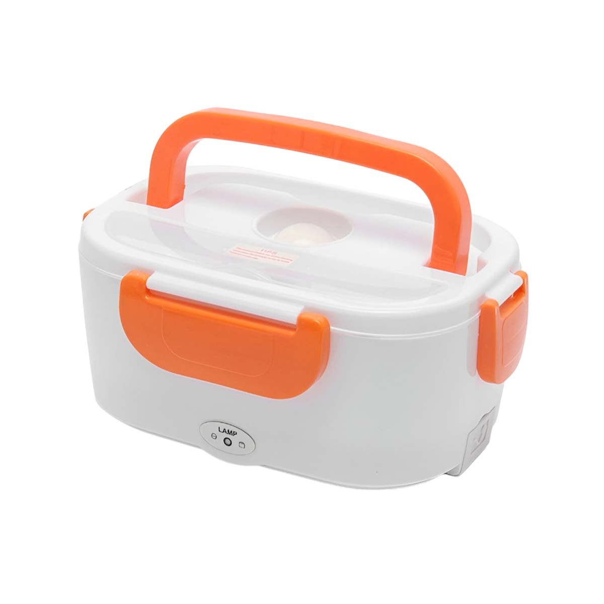 PACK6 CONSERVADOR PARA DISFRUTAR COMIDA CALIENTE EN OFICINA O HOGAR NARANJA Y+REGALO STICKER - 2