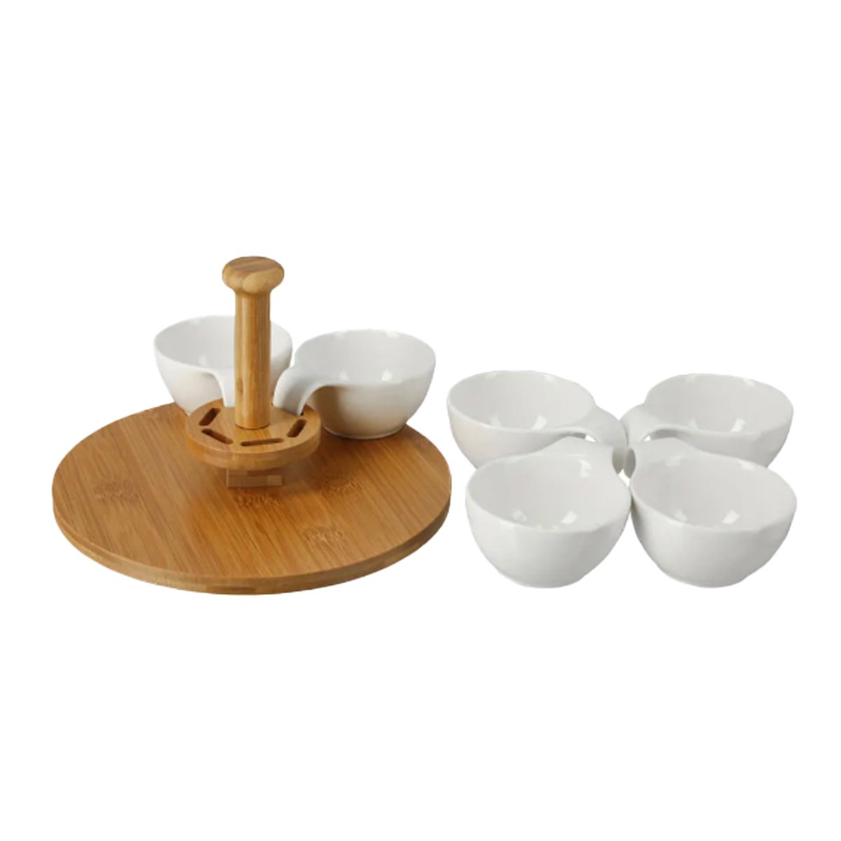 BASE GIRATORIA DE 6 BOWLS QUE PERMITE ACCEDER A TODOS LOS INGREDIENTES Y+LIGAS REGALO - 3