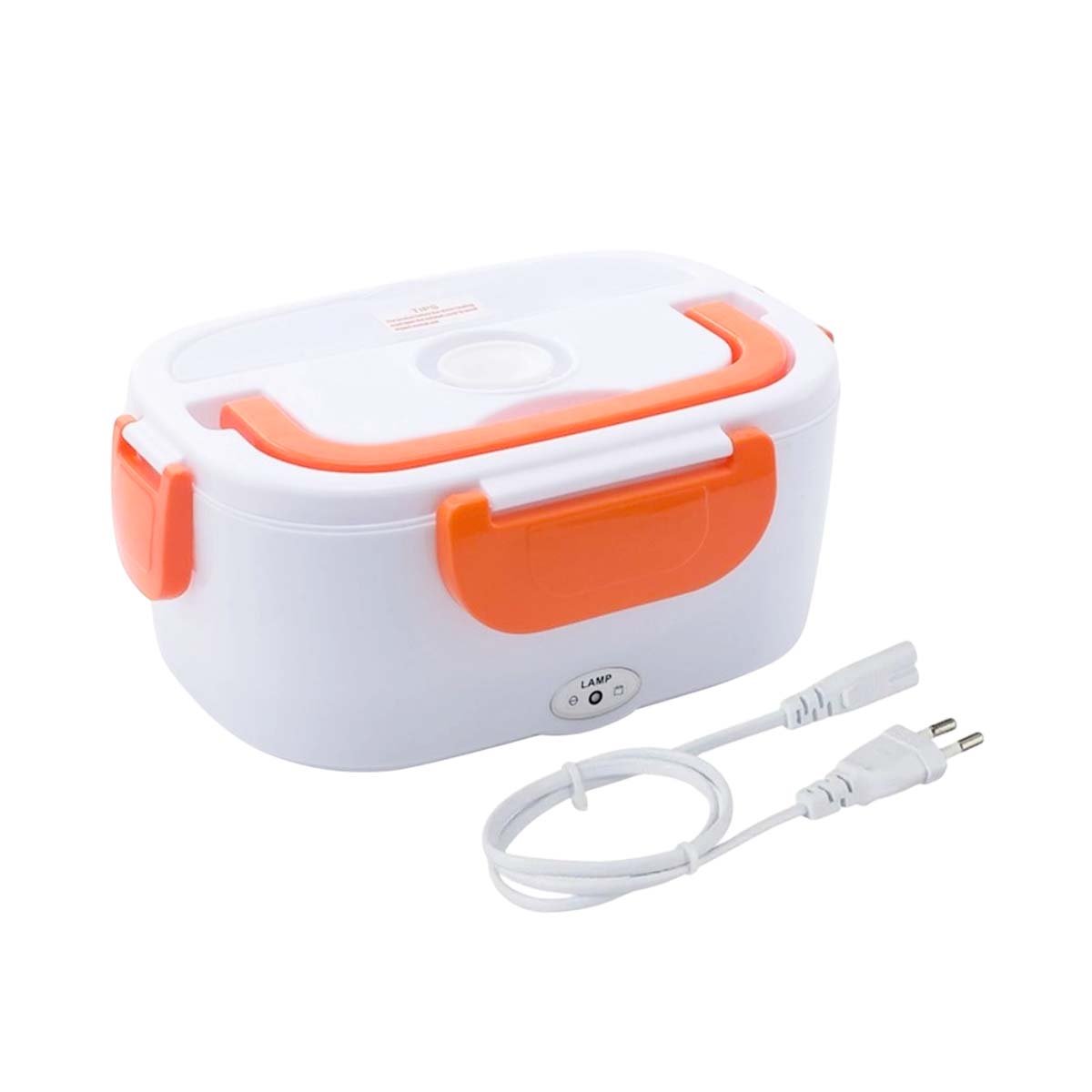 CONTENEDOR DE USO DIARIO PARA COMER COMIDA CALIENTE EN CUALQUIER LUGAR NARANJA Y+REGALO STICKER - 3